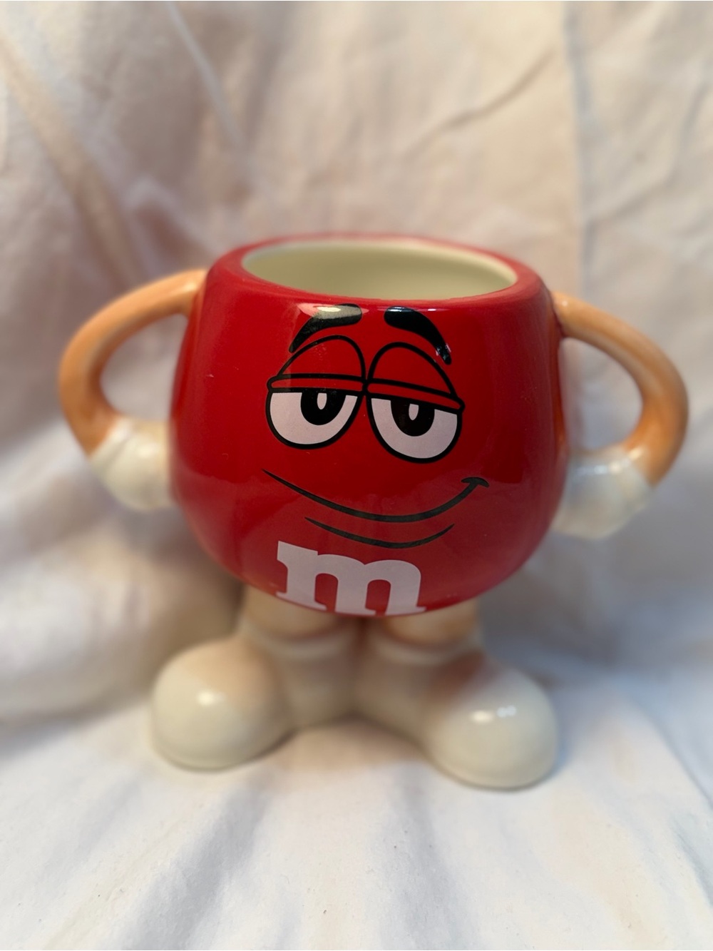 Vintage 2008 M&M’s Red 3D Arms and Legs Coffee Mug RARE P7